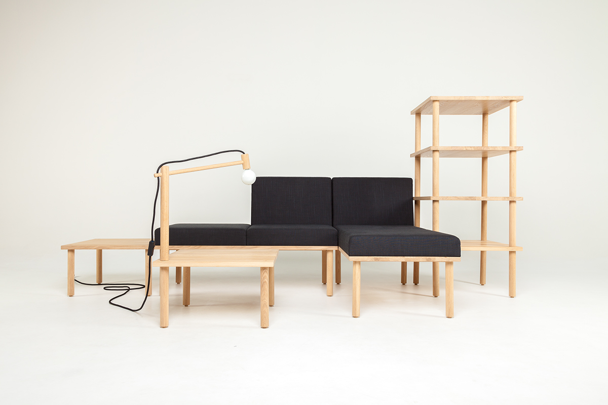 Furniture combination，cloth，oak，NWW Design Award，_SPACE，