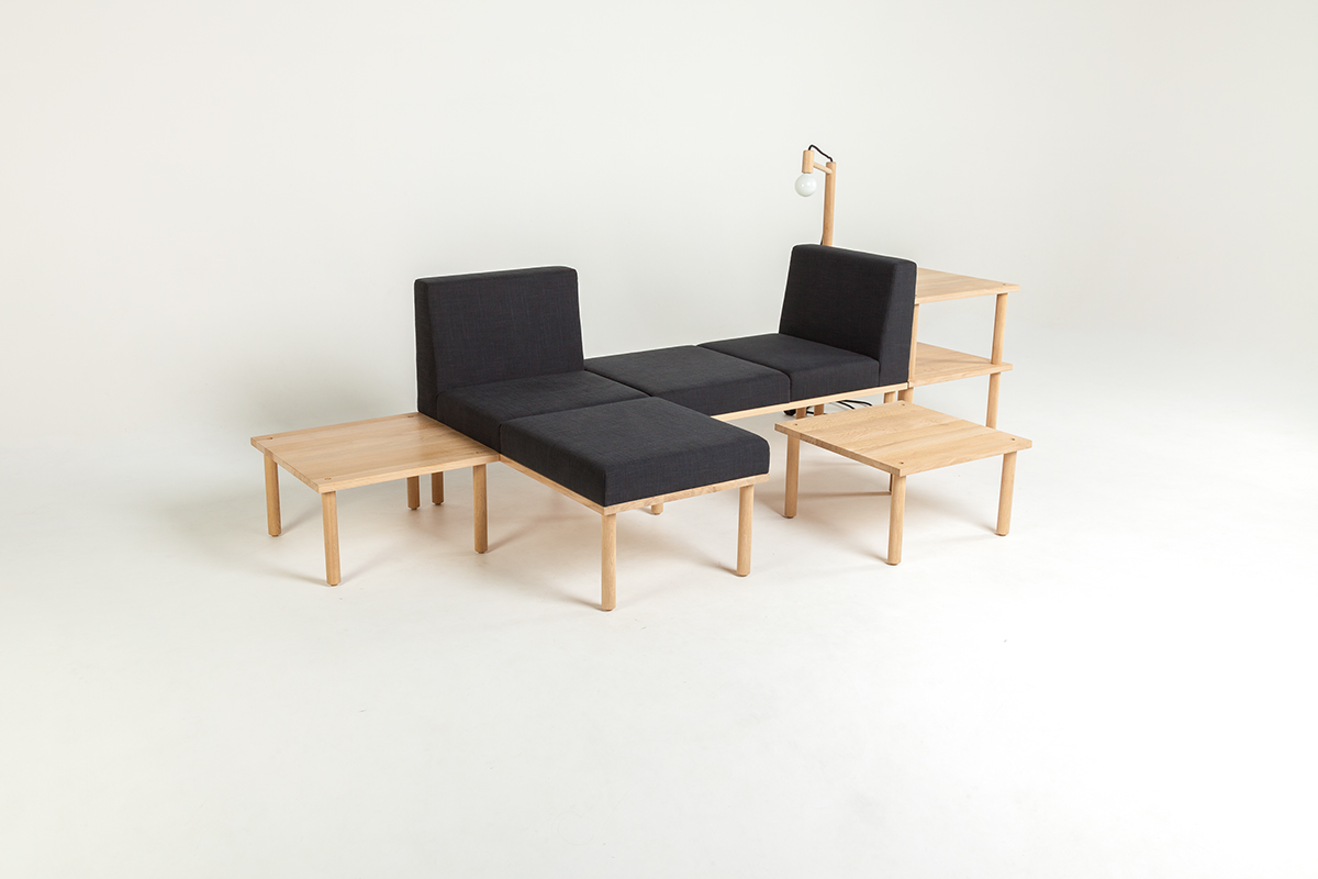 Furniture combination，cloth，oak，NWW Design Award，_SPACE，