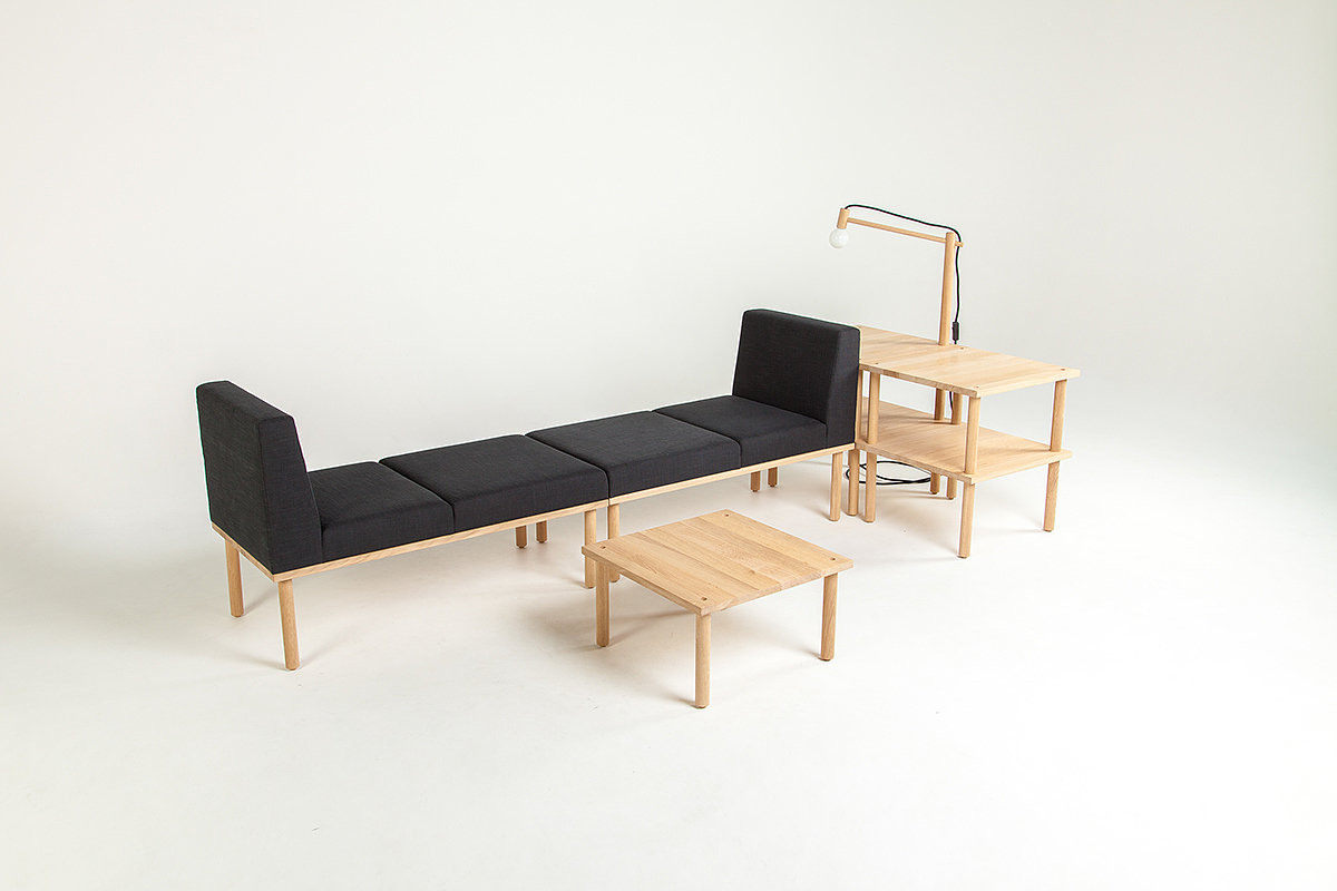 Furniture combination，cloth，oak，NWW Design Award，_SPACE，