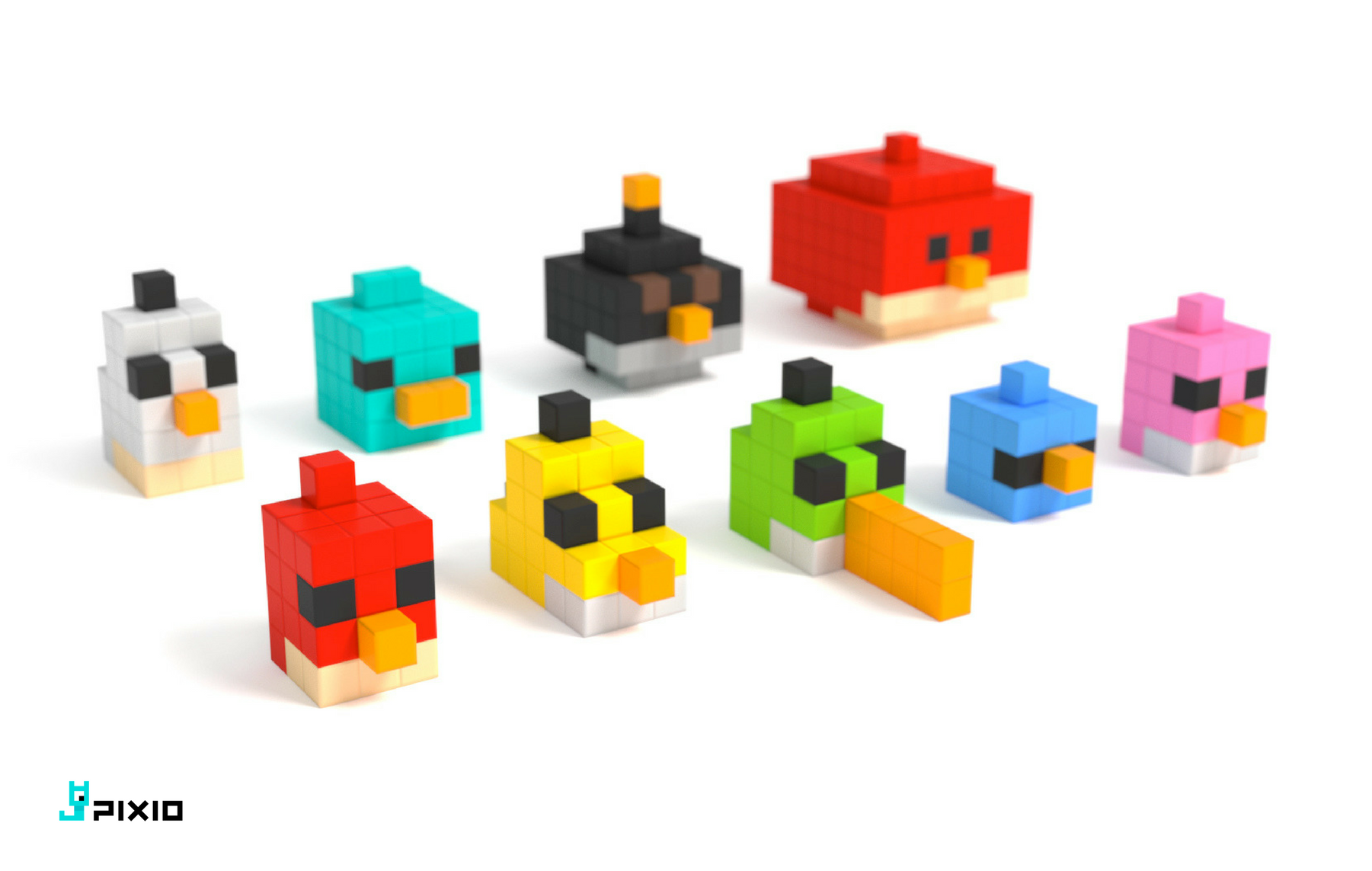 Magnetic building block，PIXIO，Toys，2018 red dot award，