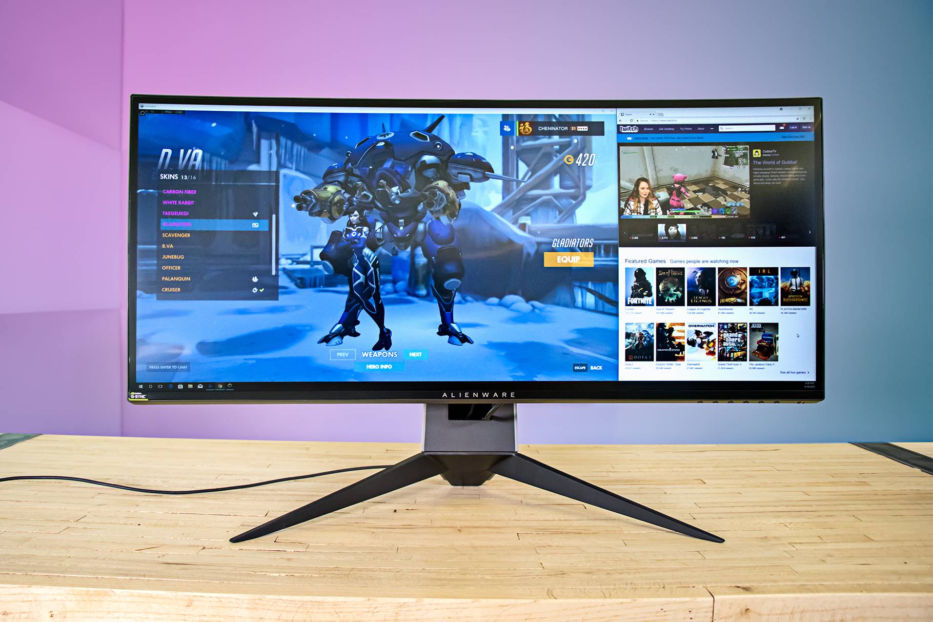 【2018 红点奖】alienware 34 curved gaming monitor/电脑显示器