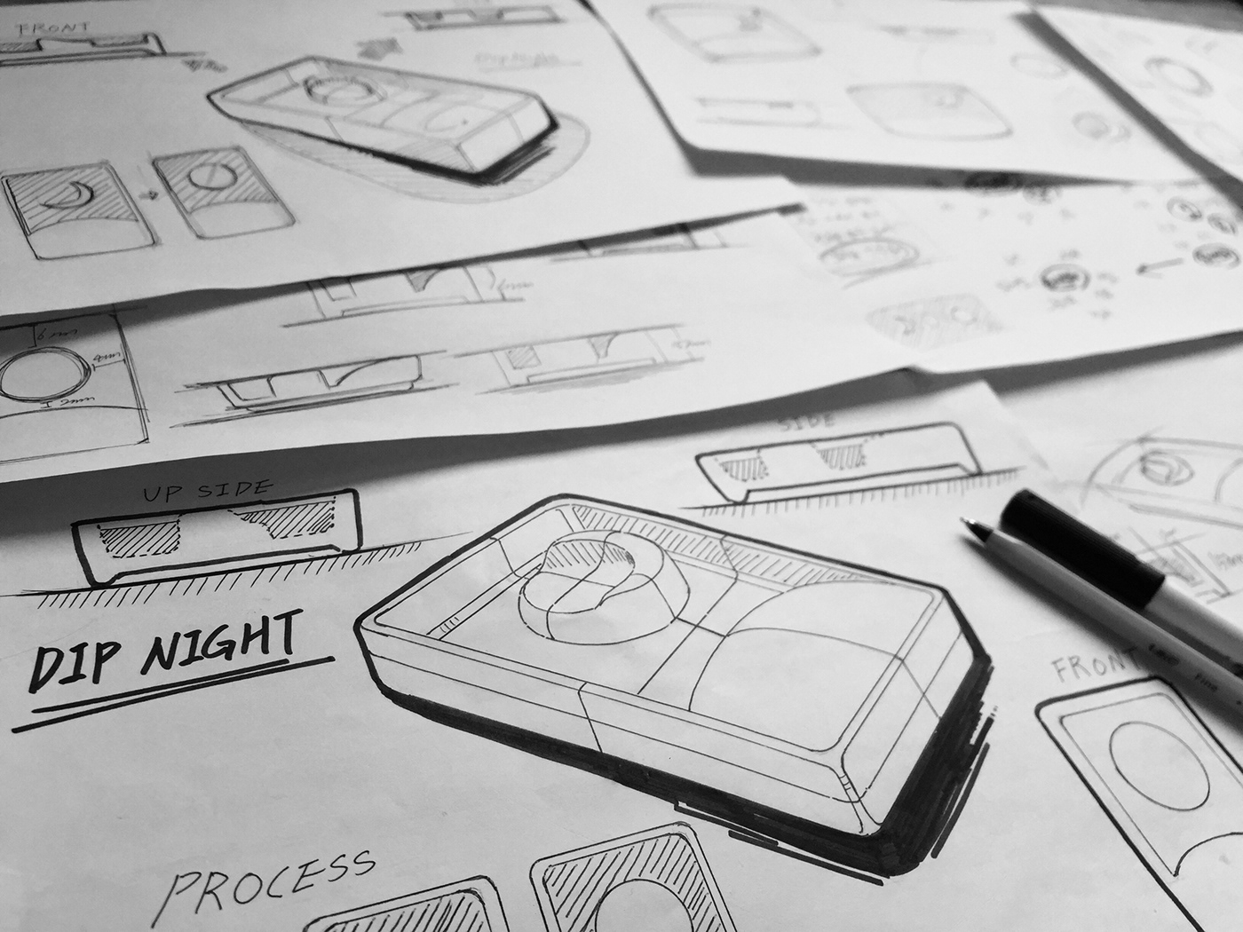 Dip dish，moon，Kitchen table，