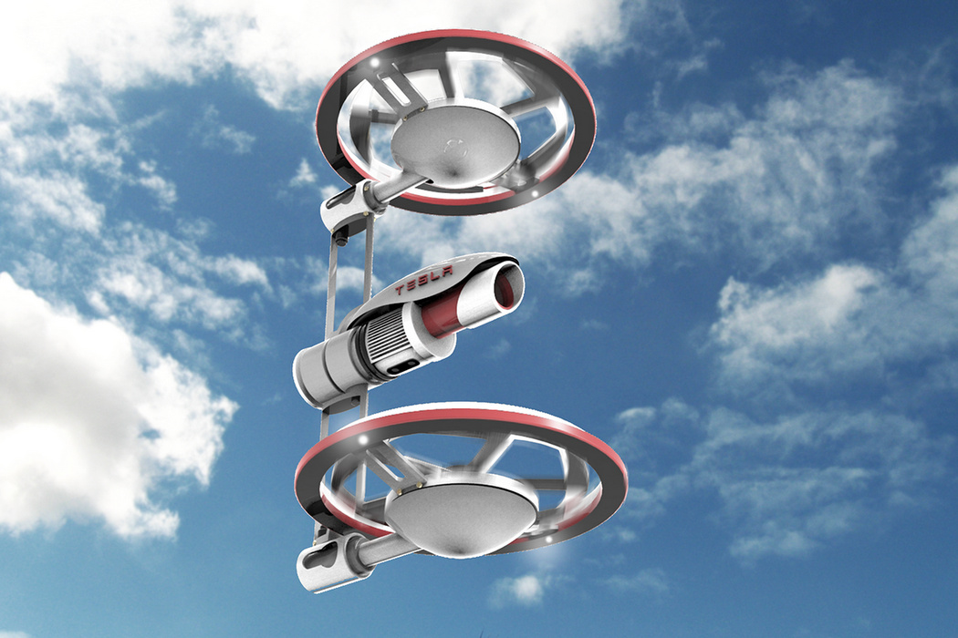 concept，UAV，Tesla，Tesla drone，