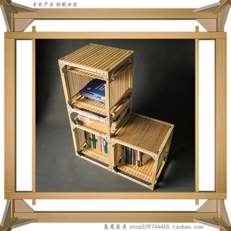 bookshelf，Birdcage furniture，Storage furniture，diy，Modular furniture，