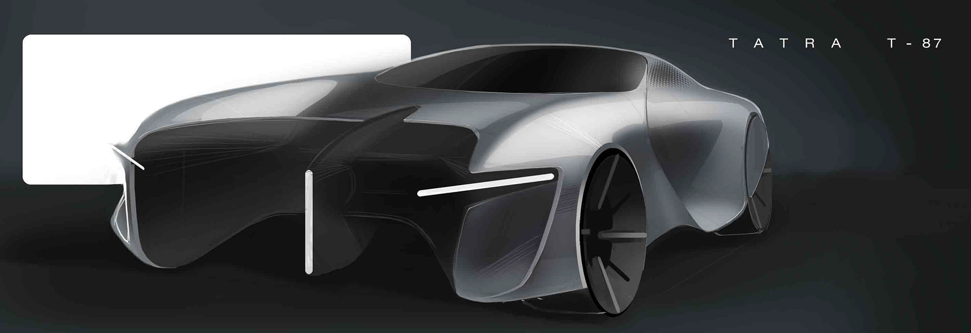 vehicle，crossover design ，Concept Car，TATRA T87，