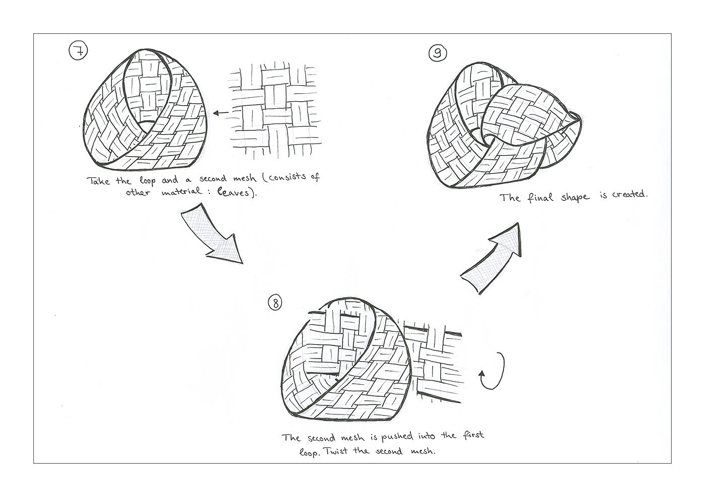 LOOP lamp，ring light，weave，Design，sketch，