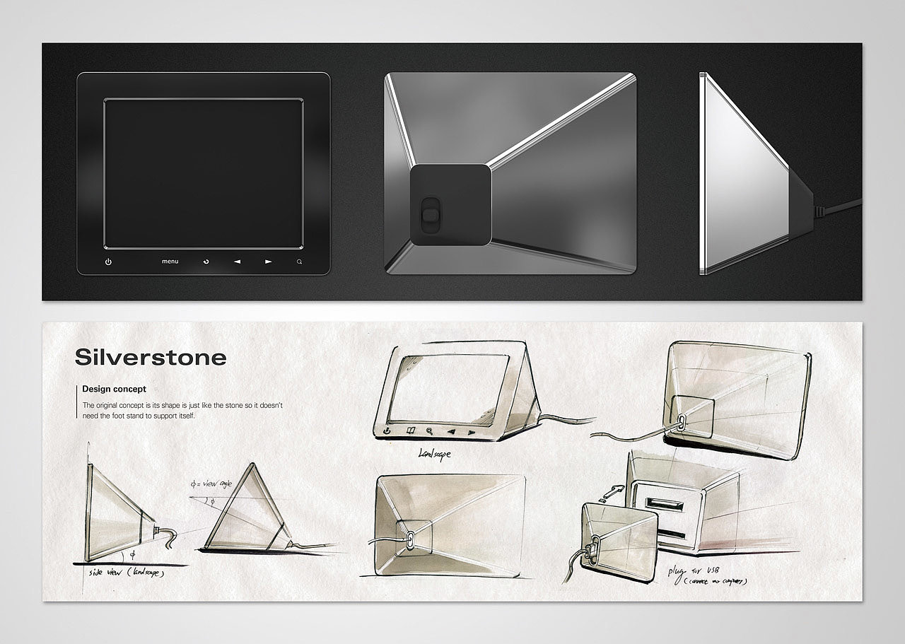 Digital technology，Electronic photo frame，silverstone，