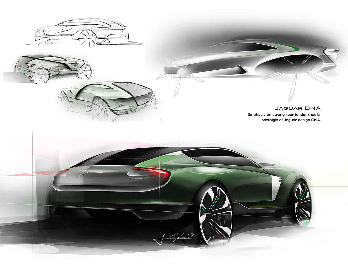 Automatic design，aerodynamics，Hand drawn products，Bicolor，industrial design，
