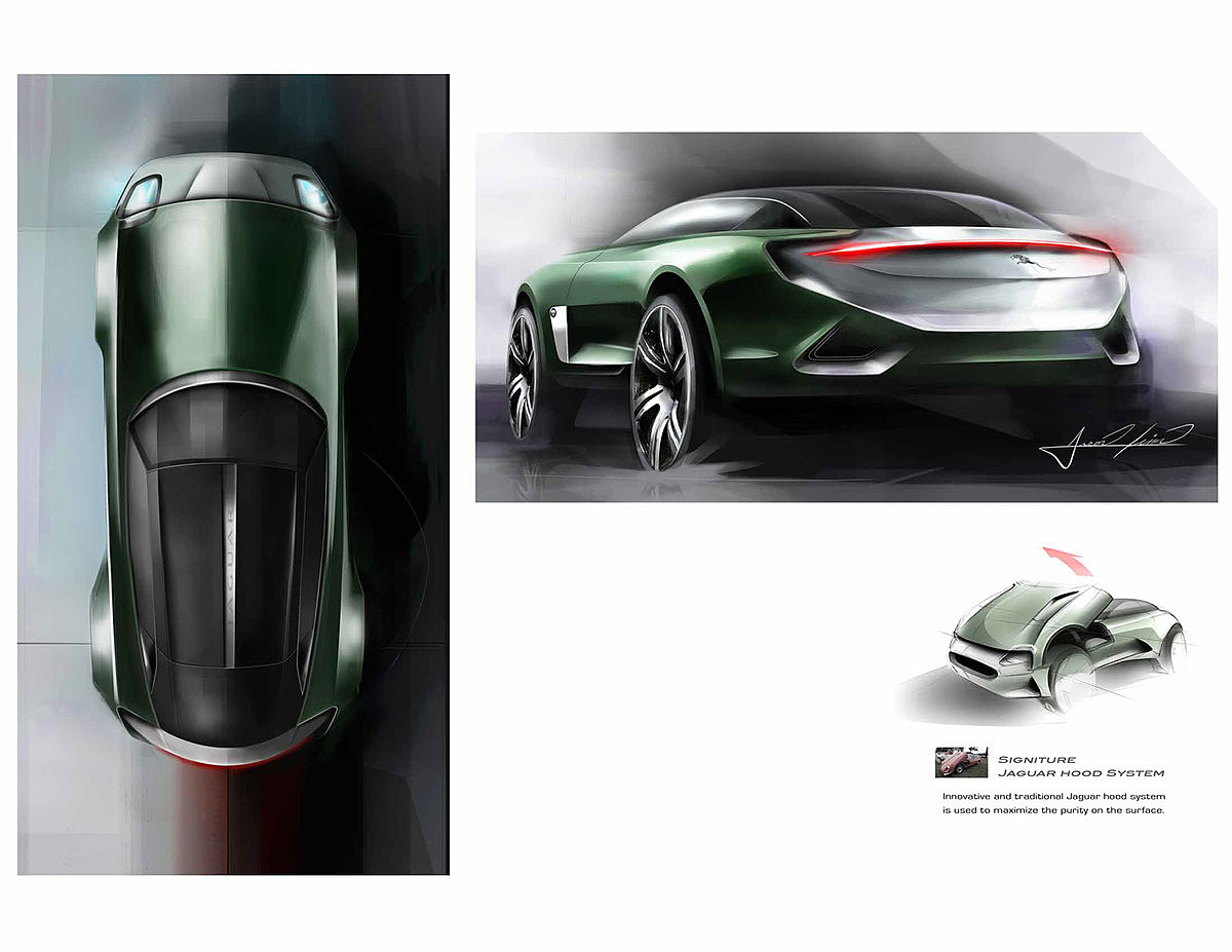 Automatic design，aerodynamics，Hand drawn products，Bicolor，industrial design，