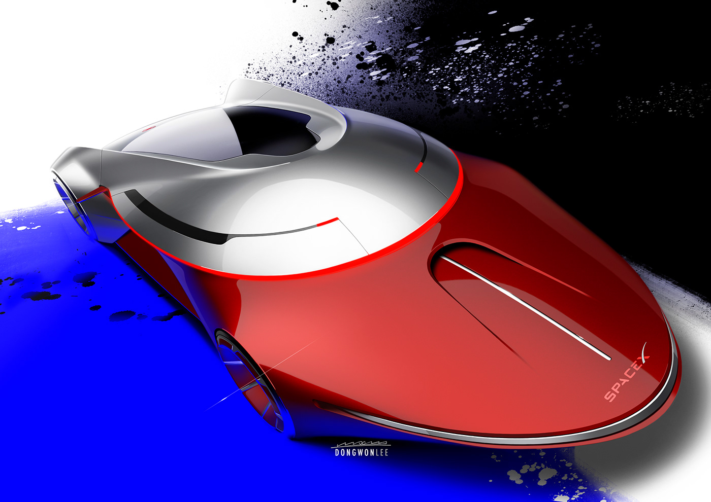 BERRY，SpaceX，vehicle，concept，Brand design，product design，