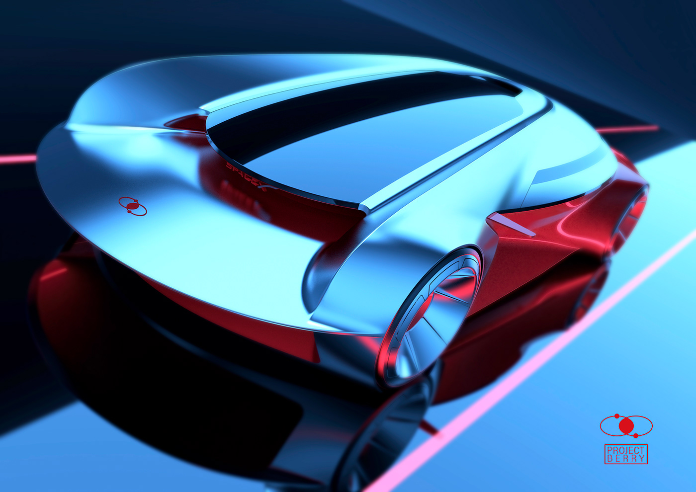BERRY，SpaceX，vehicle，concept，Brand design，product design，