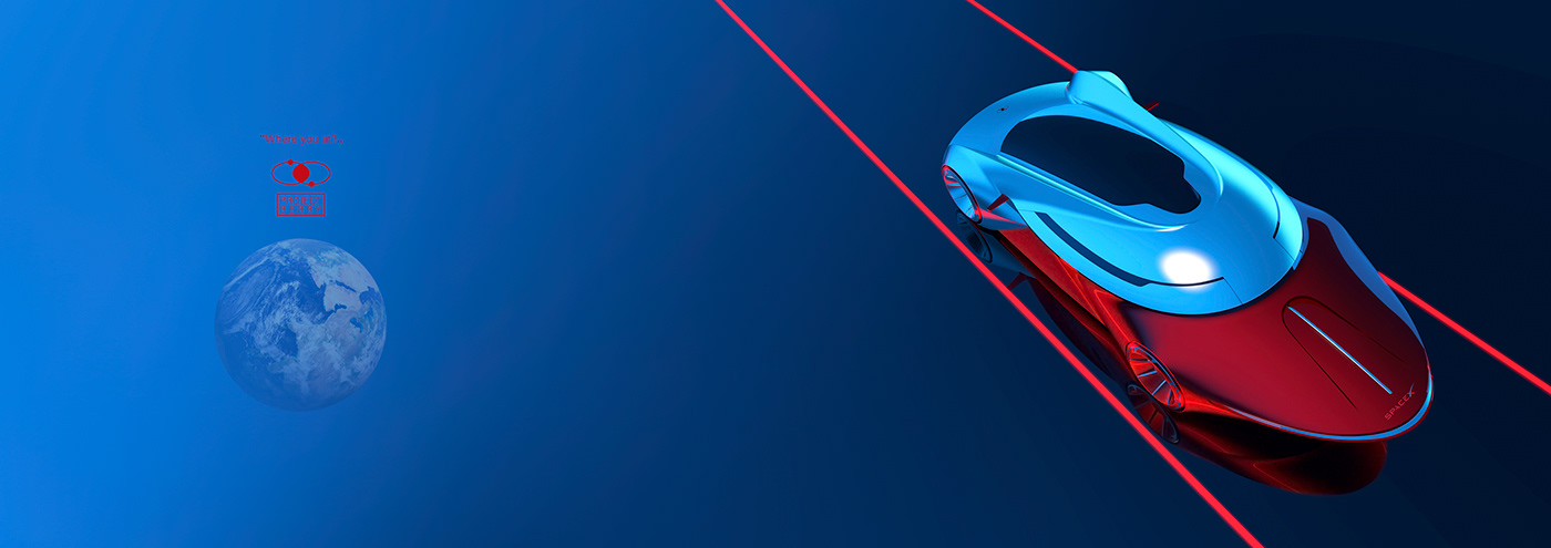 BERRY，SpaceX，vehicle，concept，Brand design，product design，