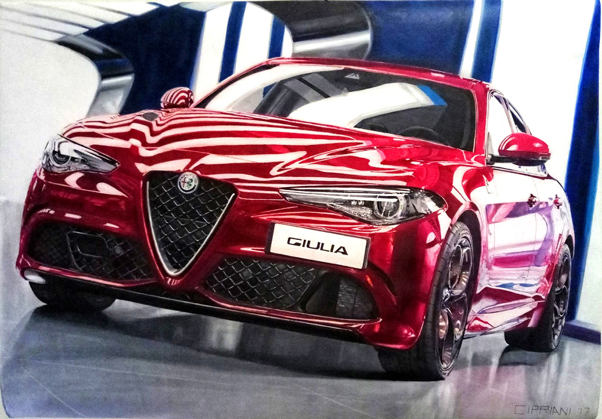 Sports car，Automobile design，sketch，