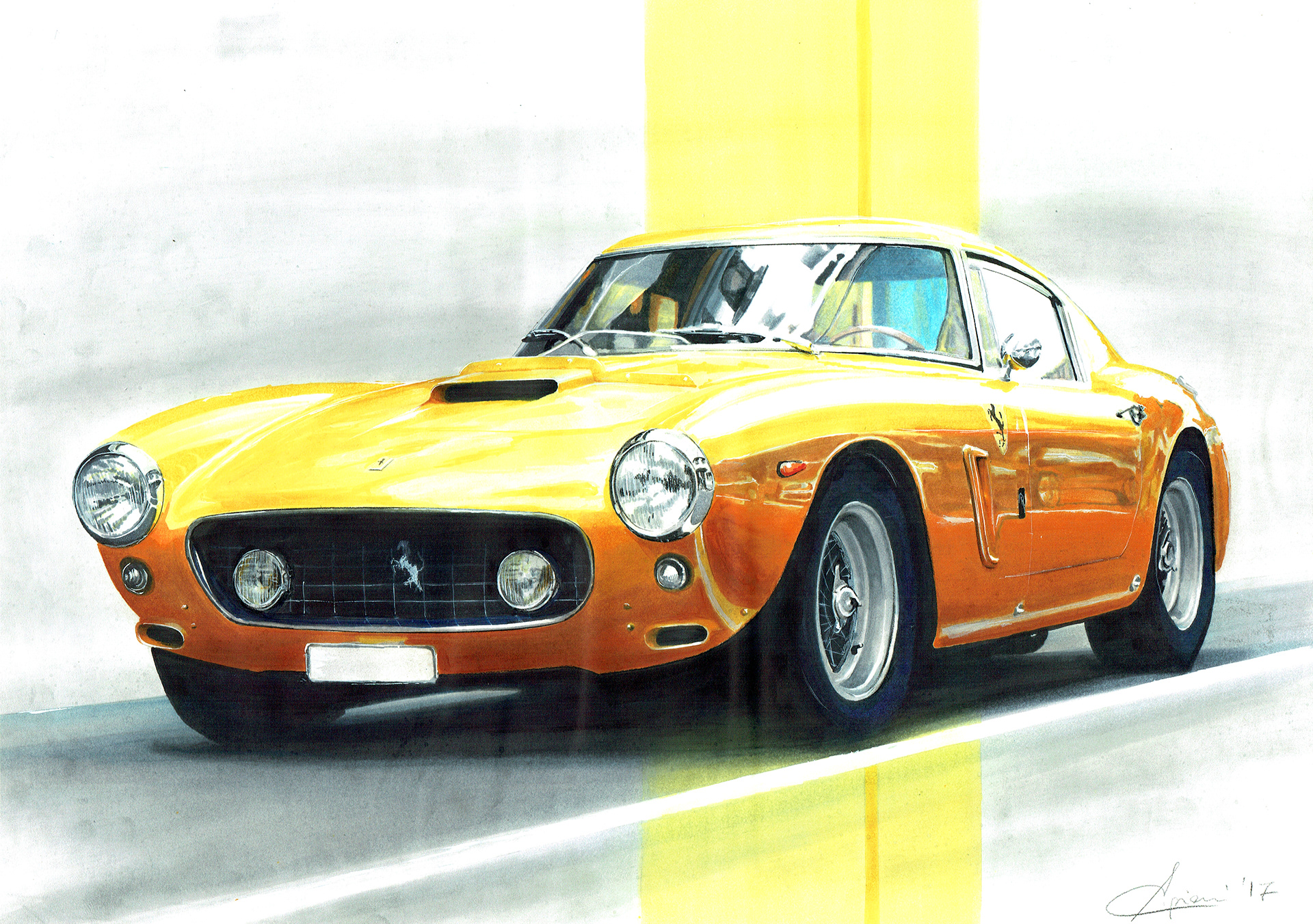 Sports car，Automobile design，sketch，