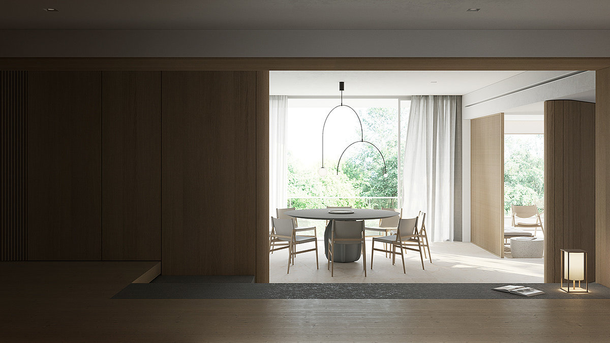 indoor，house，Design，simple，Bright，