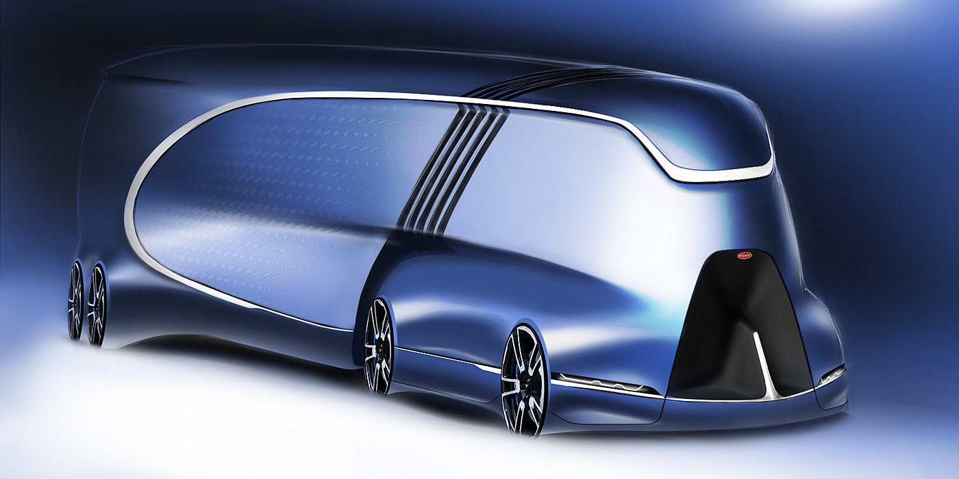 Concept car，Sketch works，Hand drawn，