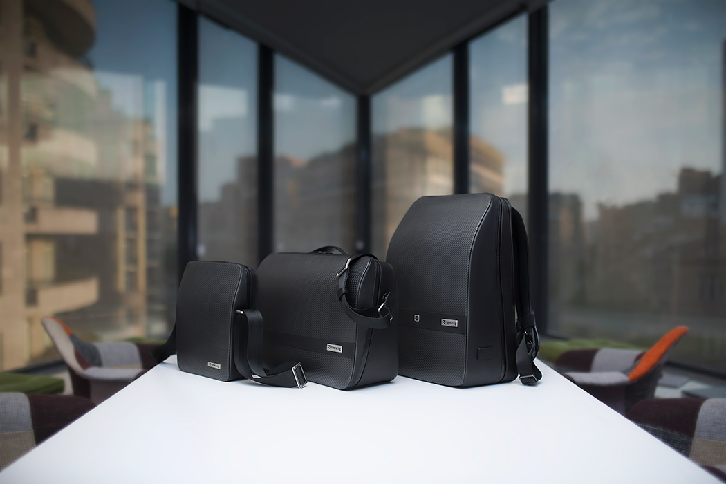 Leatherwear，carbon fibre，intelligence，knapsack，Lumzag，Armen Poghosyan，