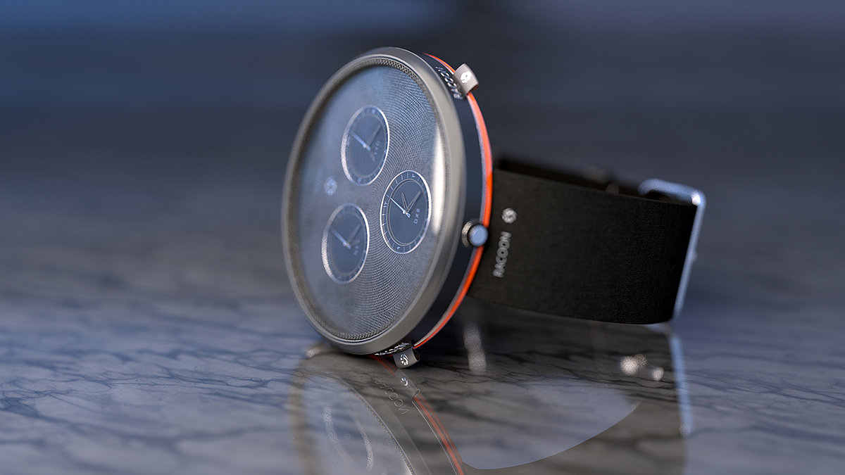 Racoon Watch，腕表，产品设计，工业设计，