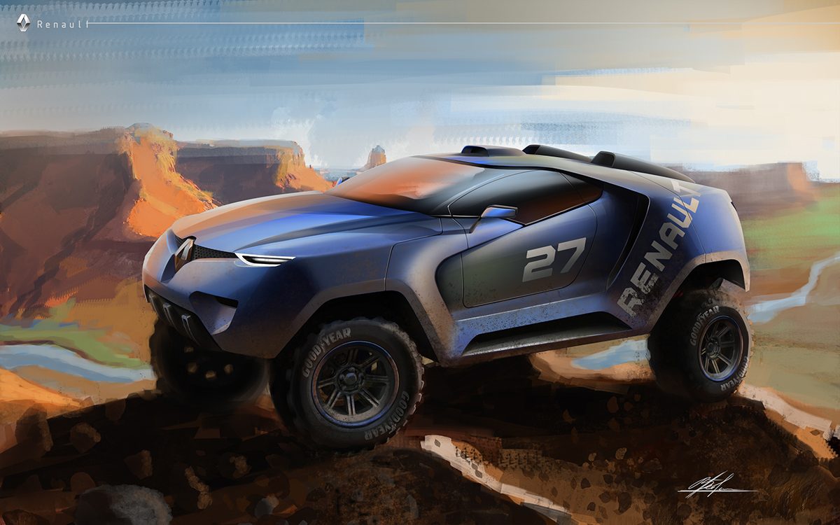 renault，Concept Car，vehicle，industrial design，