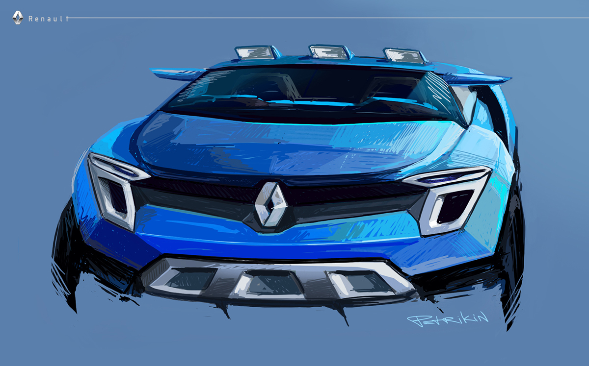 renault，Concept Car，vehicle，industrial design，