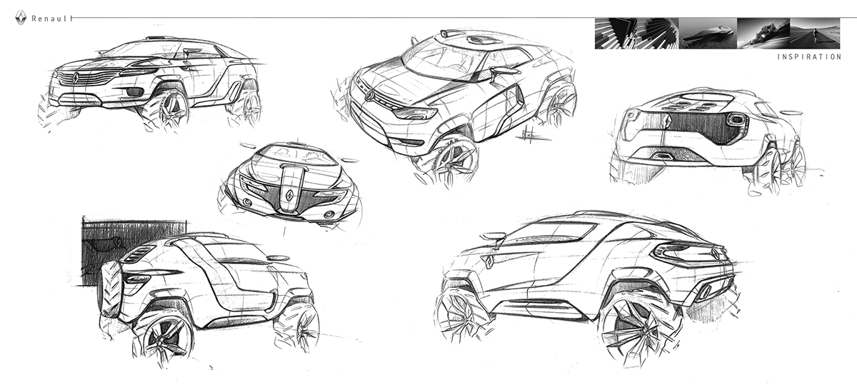 renault，Concept Car，vehicle，industrial design，