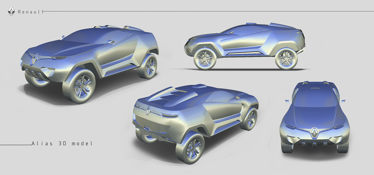 renault，Concept Car，vehicle，industrial design，