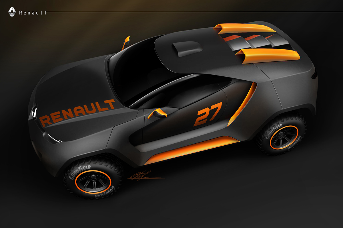 renault，Concept Car，vehicle，industrial design，