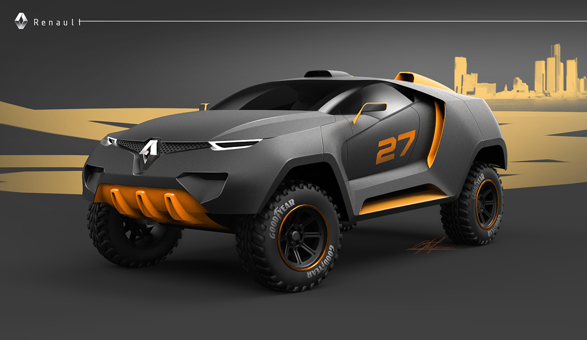 renault，Concept Car，vehicle，industrial design，