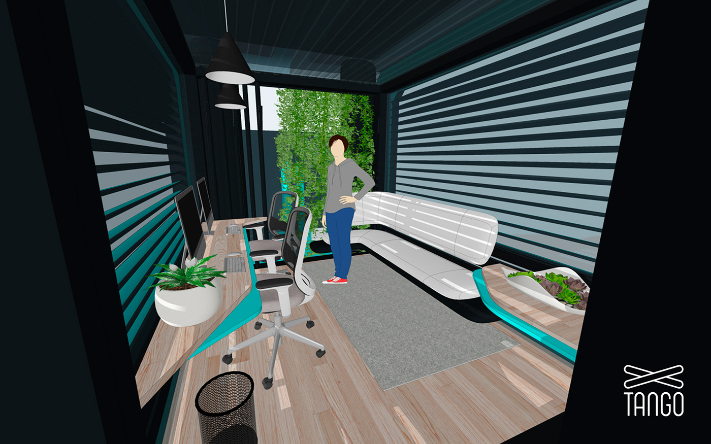 concept，workstation，intelligence，Tango. Smart，