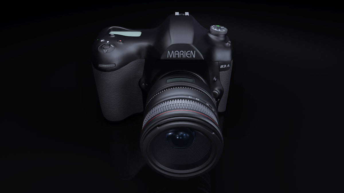 超逼真三维相机模型设计效果绝佳