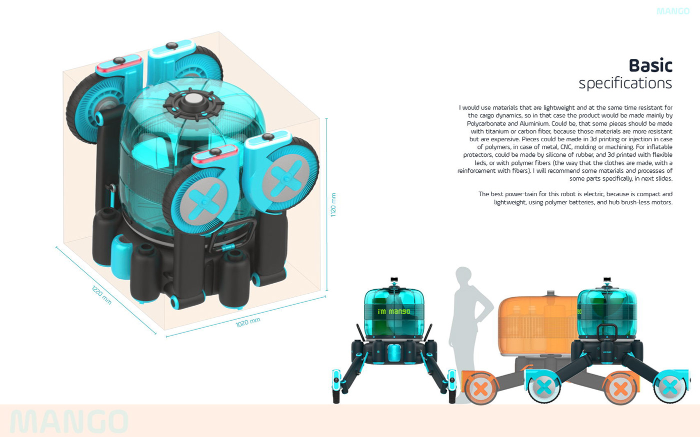 Mango，robot，freight transport，