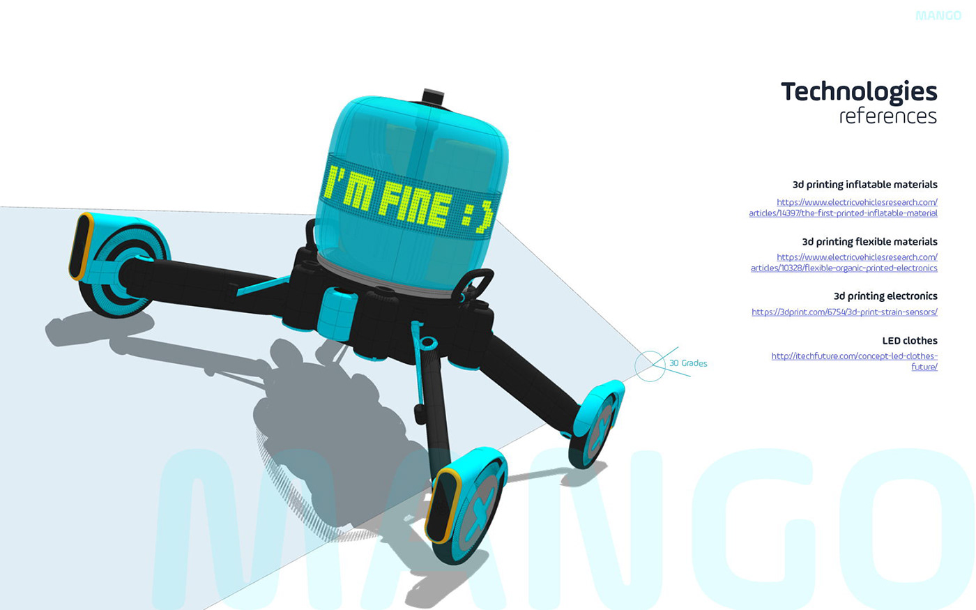 Mango，robot，freight transport，