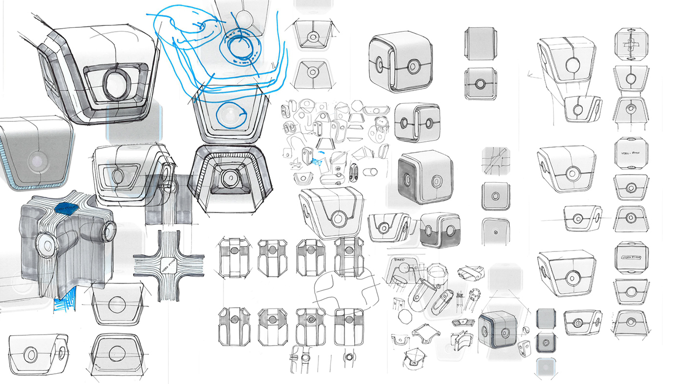 camera，360 degrees，Optional，Digital，intelligence，industrial design，