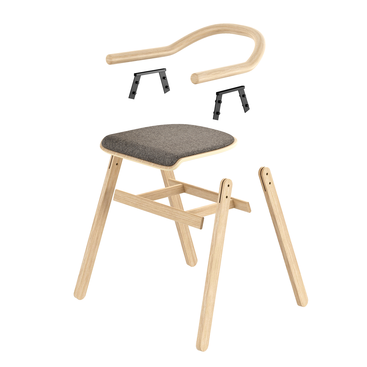 TOON chair，简洁，卡通，椅子，