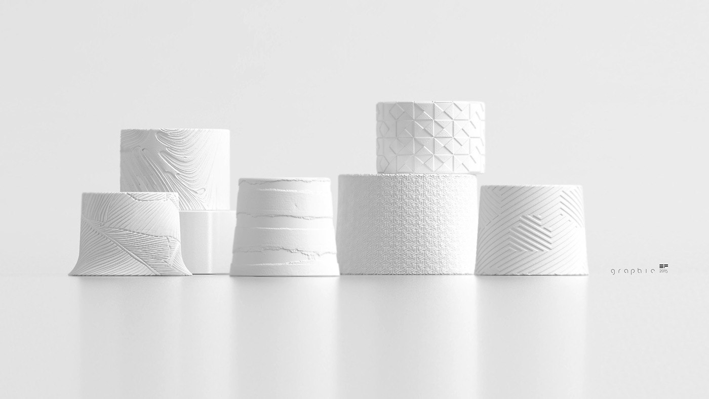 packing，Bottle design，Simplicity，white，Sculpture，