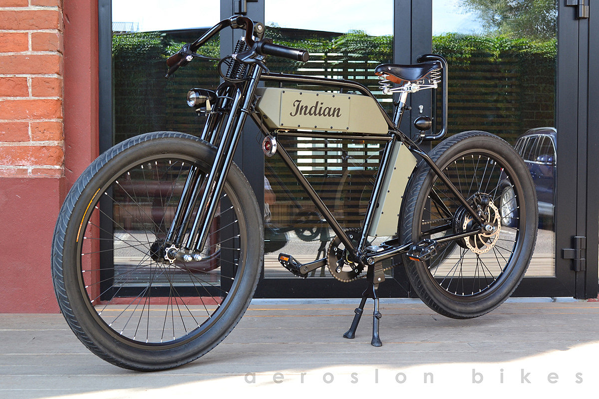 black，Electric bicycle，INDIAN，