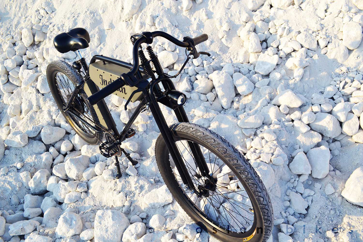 black，Electric bicycle，INDIAN，