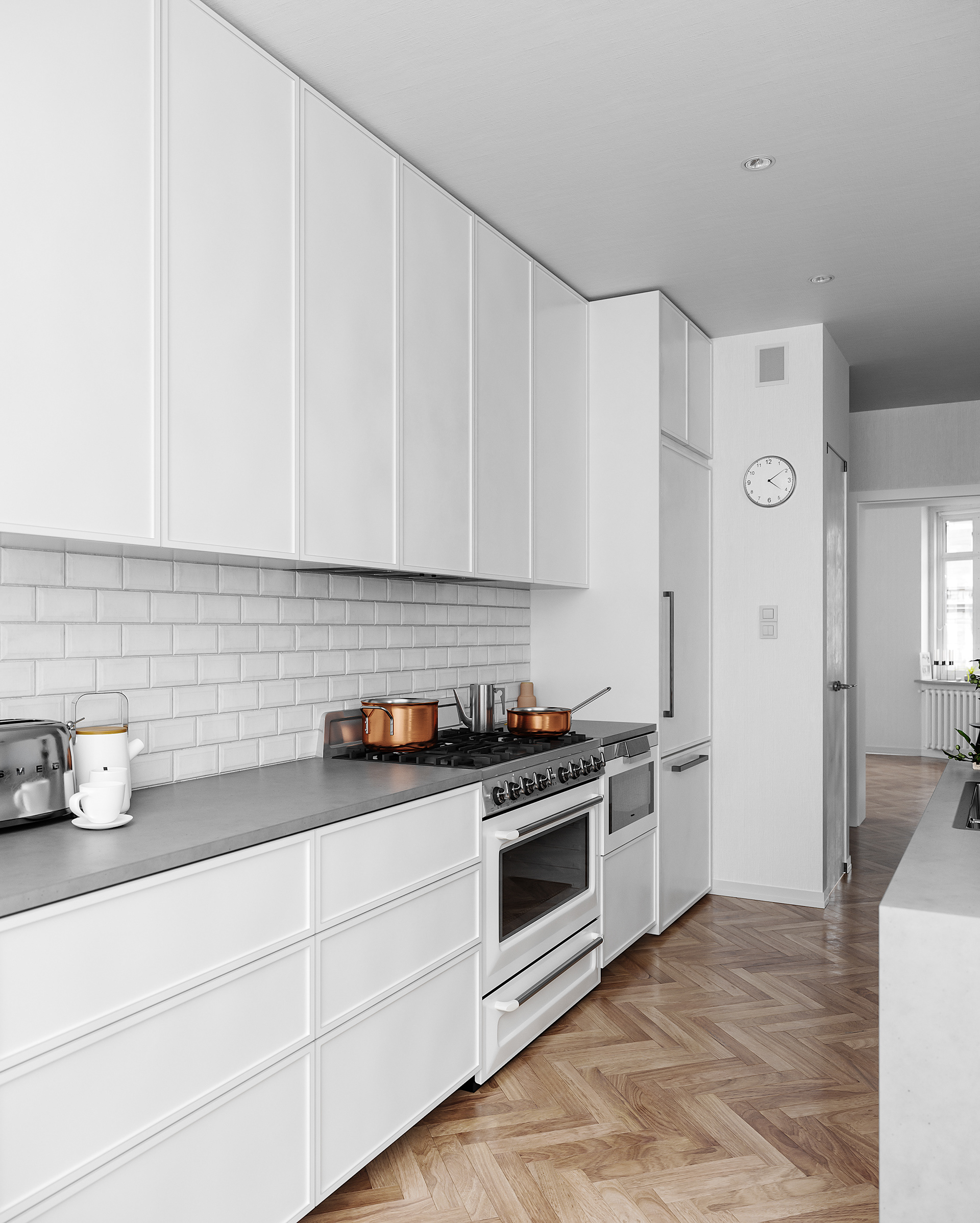 white，Digital shooting，Interior design，