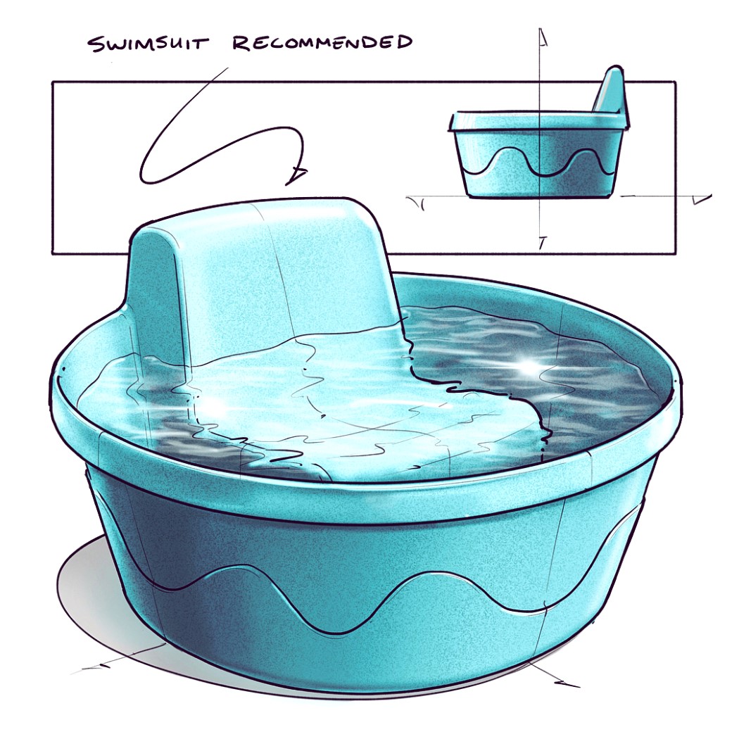 Computer production，furniture，Hand drawn，