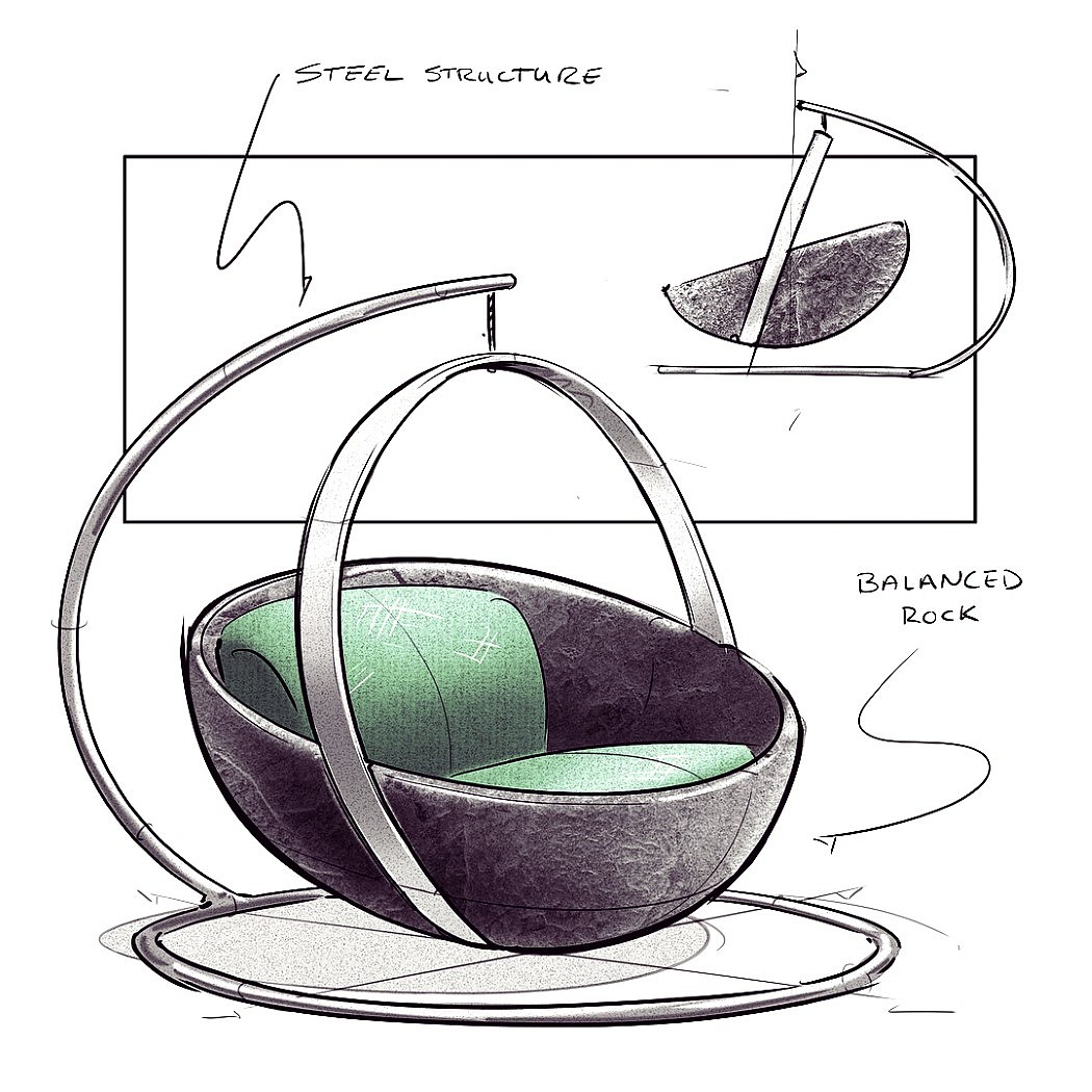 Computer production，furniture，Hand drawn，