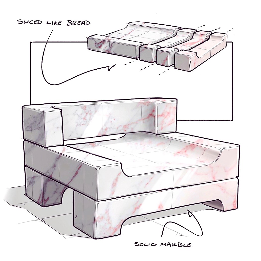 Computer production，furniture，Hand drawn，