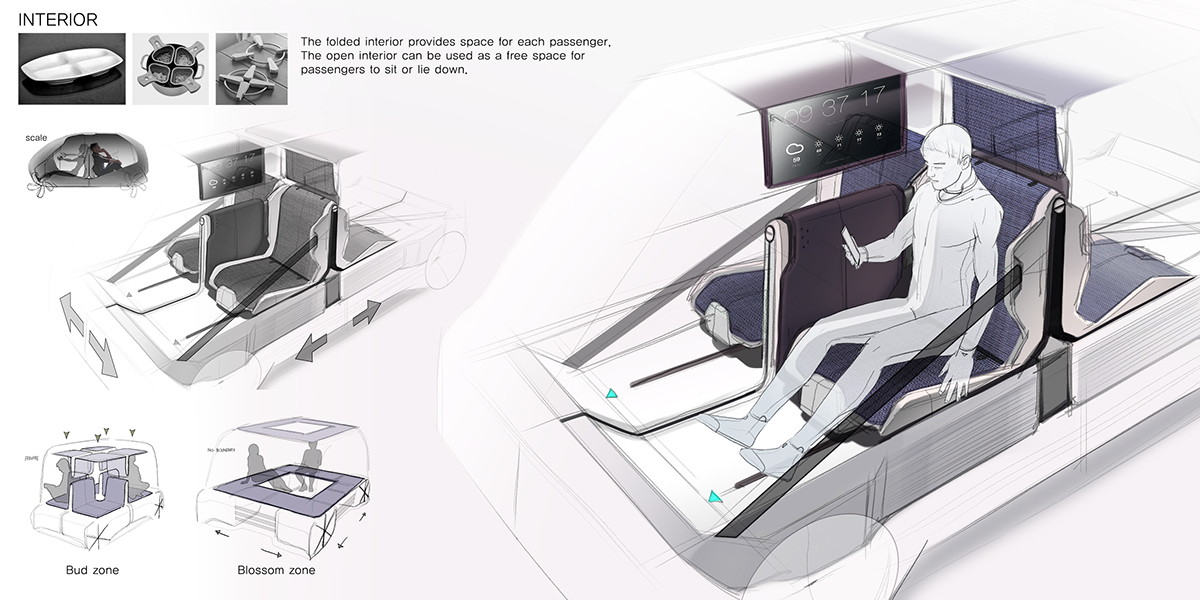 vehicle，Concept Car，fold，