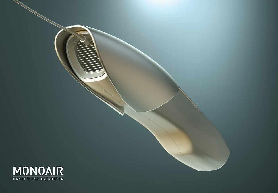 Sessile，hair drier，product design，