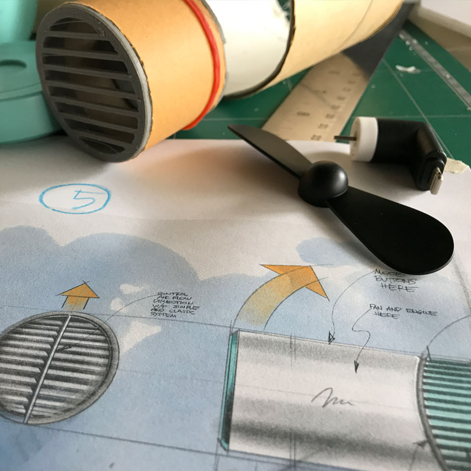 product design，hair drier，Hidden，