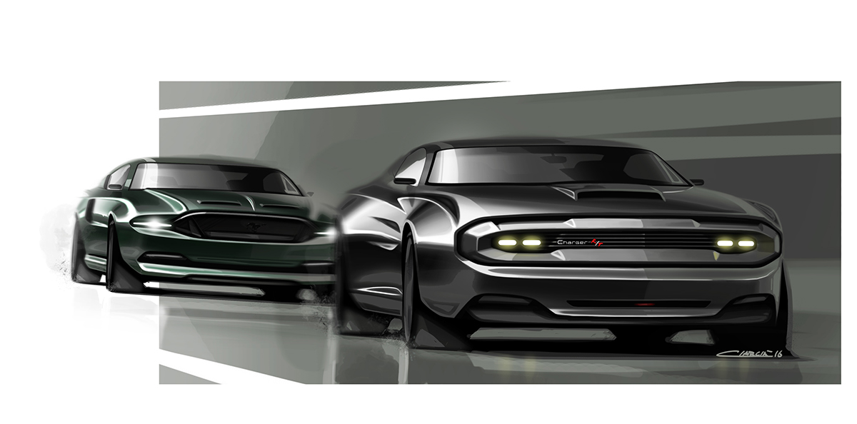 product design，automobile，vehicle，Hand drawn，