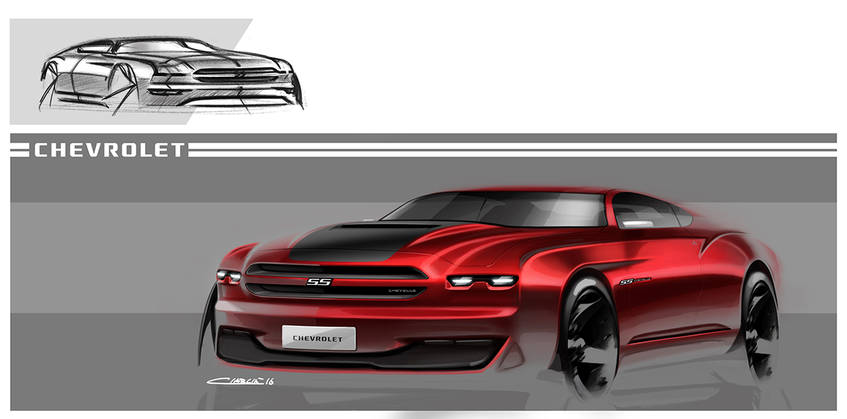 Hand drawn，vehicle，automobile，product design，