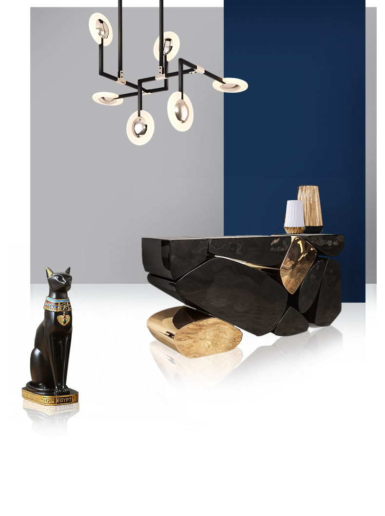 Postmodern，Home Furnishing，a chandelier，vision，details，
