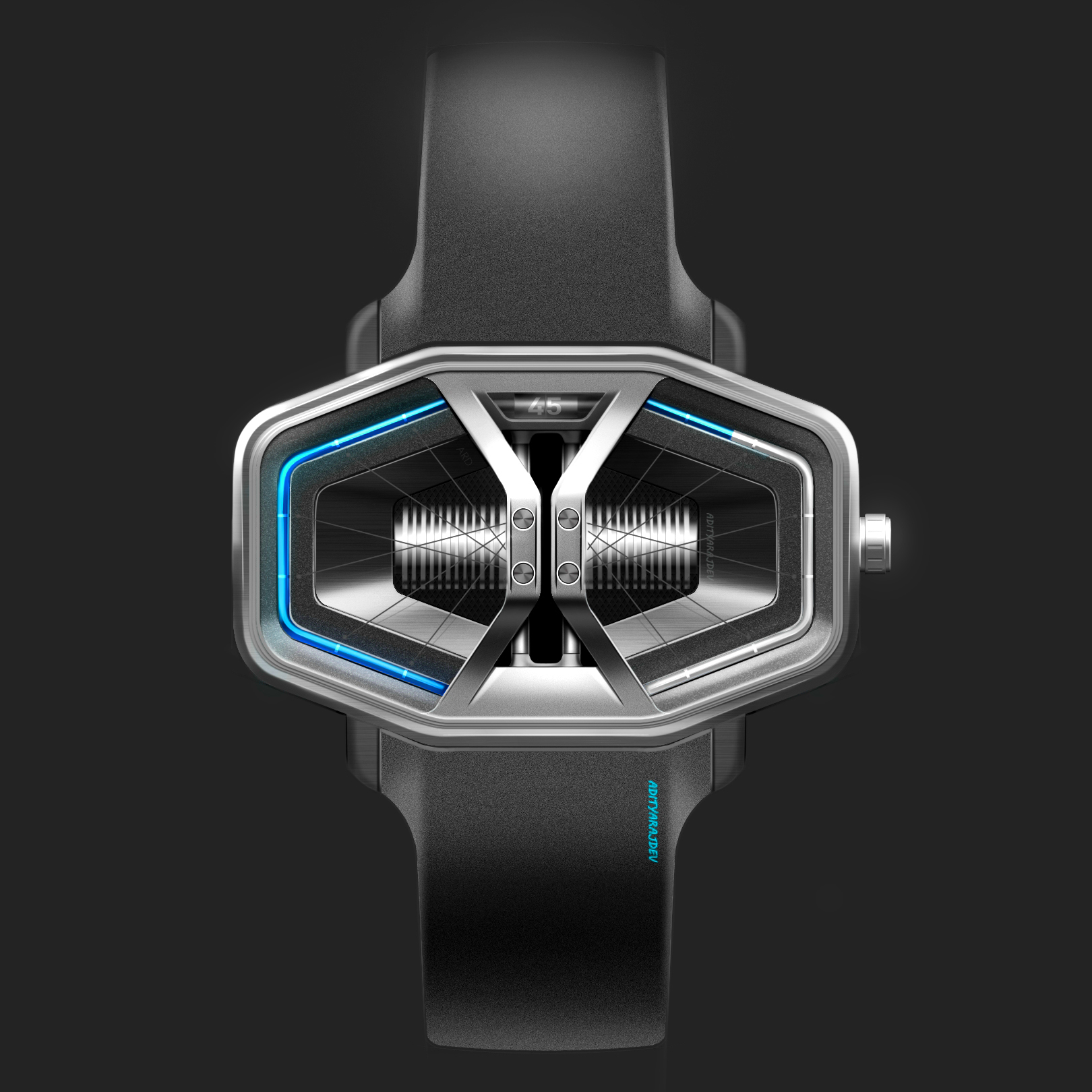 Digital plate，Wrist watch，Hand drawn，