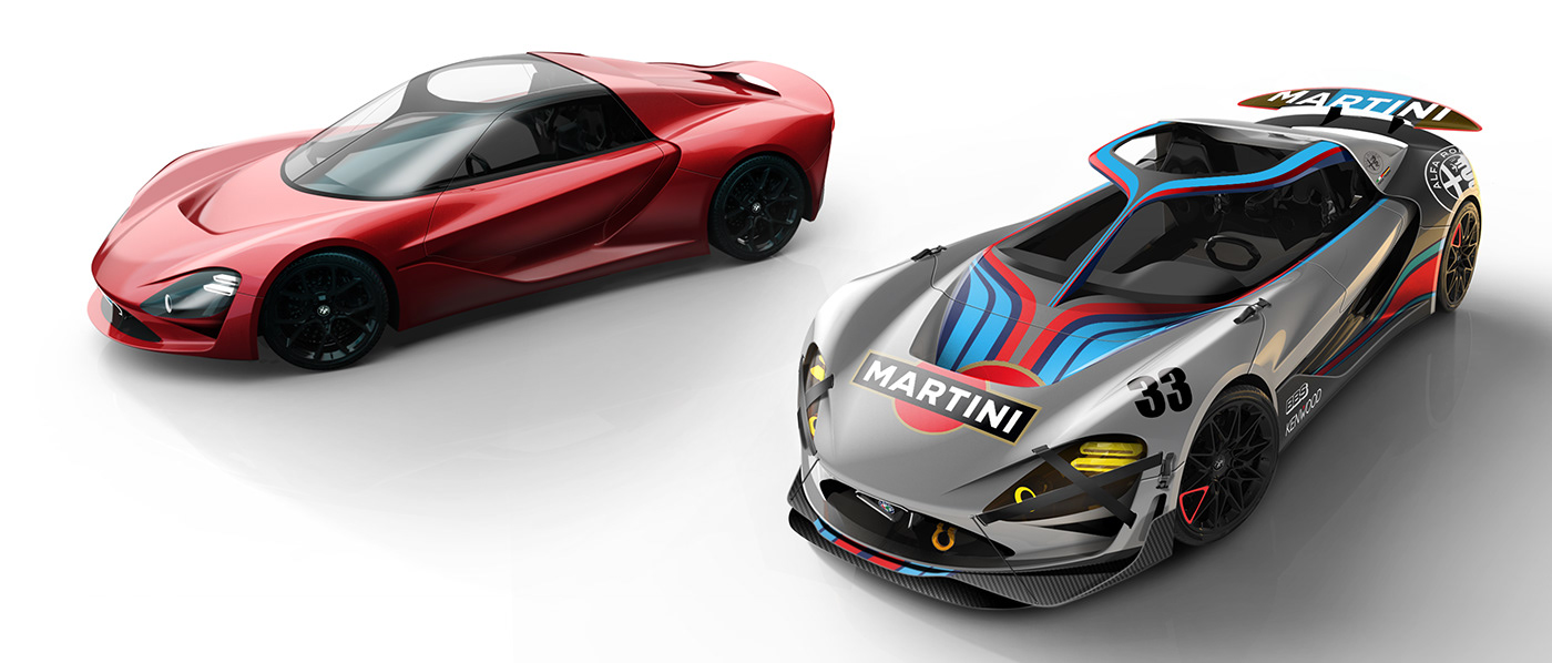 racing，alpha，Alpha Romeo，salute，sketch，