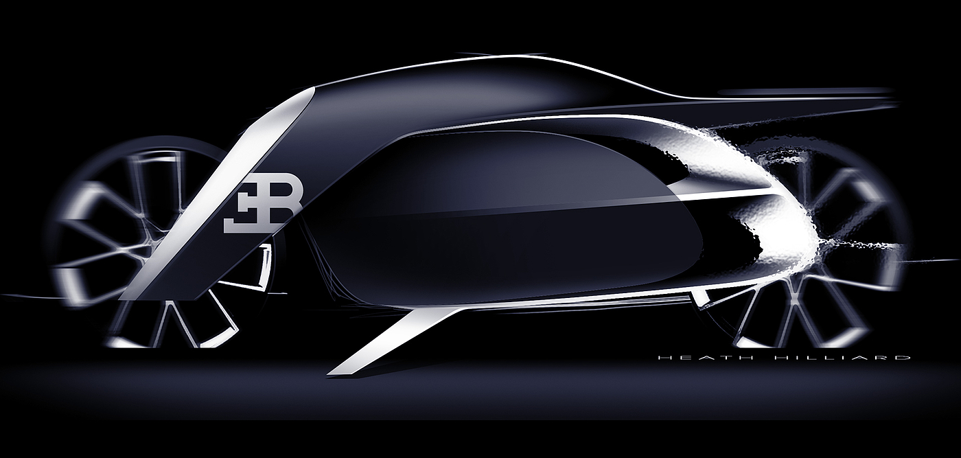 Computer production，Hand drawn，Automobile design，